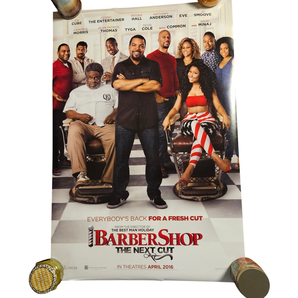 Barbershop: The Next Cut 2016 Movie Poster 27x40 Ice Cube Nicki Minaj D/S